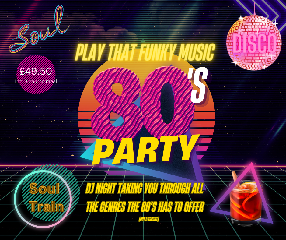 Plat that Funky music 80's party